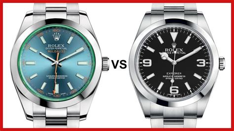 rolex explorer vs milgauss|More.